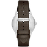 Emporio Armani Kappa Quartz White Dial Brown Leather Strap Watch For Men - AR80006 Buy Now By Emporio Armani