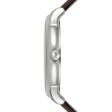 Emporio Armani Kappa Quartz White Dial Brown Leather Strap Watch For Men - AR80006 Buy Now By Emporio Armani