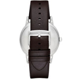 Emporio Armani Kappa Quartz Black Dial Brown Leather Strap Watch For Men - AR80008 Buy Now By Emporio Armani