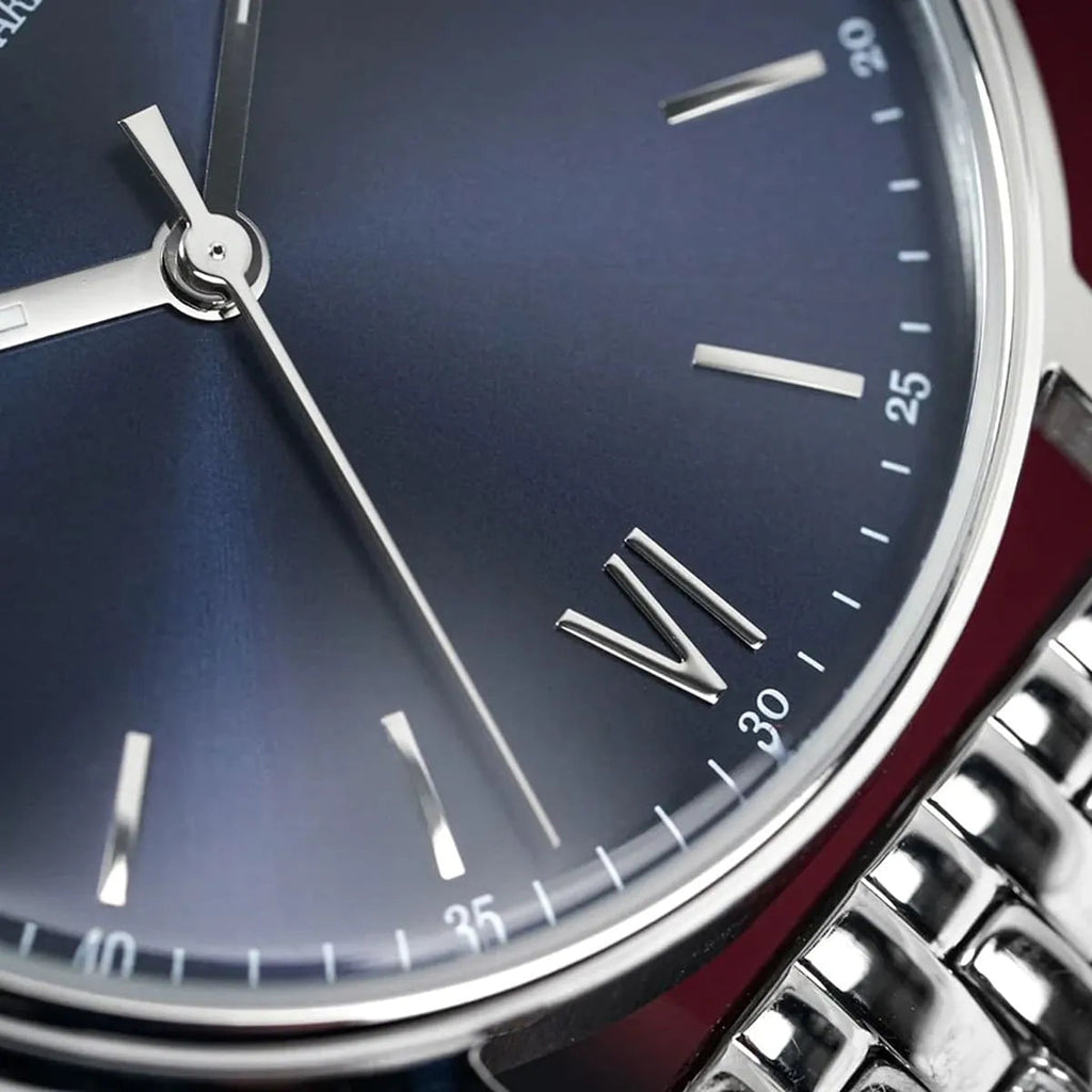 Emporio Armani Kappa Quartz Blue Dial Silver Steel Strap Watch For Men - AR80010 Buy Now By Emporio Armani