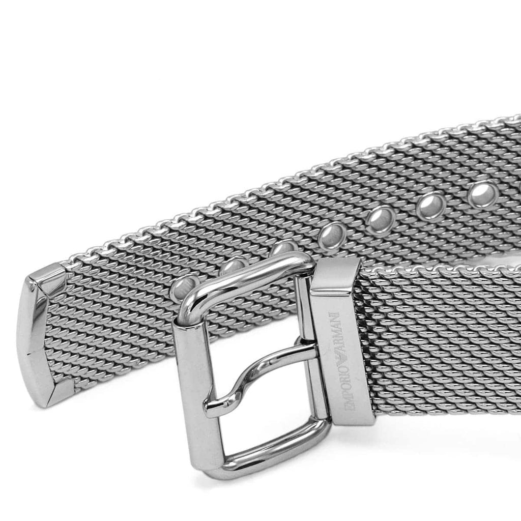 Emporio Armani Luigi Chronograph Blue Dial Silver Mesh Bracelet Watch For Men - AR80038 Buy Now By Emporio Armani