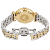Emporio Armani Gianni T Bar White Dial Two Tone Steel Strap Watch For Women - AR8031 Buy Now By Emporio Armani