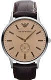 Emporio Armani Kappa Classic Brown Dial Brown Leather Strap Watch For Men - AR9106 Buy Now By Emporio Armani
