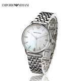 Emporio Armani Classic Quartz Mother of Pearl Dial Silver Steel Strap Watch For Women - AR1602 Buy Now By Emporio Armani
