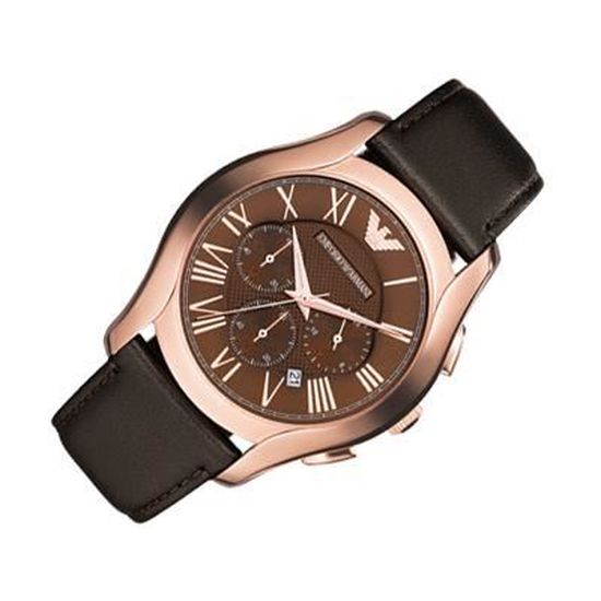 Emporio Armani Chronograph Brown Dial Brown Leather Strap Watch For Men - AR1701 Buy Now By Emporio Armani