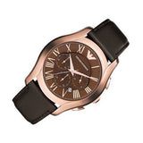 Emporio Armani Chronograph Brown Dial Brown Leather Strap Watch For Men - AR1701 Buy Now By Emporio Armani