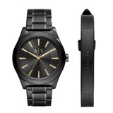 Armani Exchange Nico Analog Black Dial Black Steel Strap Watch For Men - AX7102 Buy Now By Armani Exchange