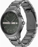 Armani Exchange Hampton Chronograph Grey Dial Grey Steel Strap Watch For Men - AX2135 Buy Now By Armani Exchange
