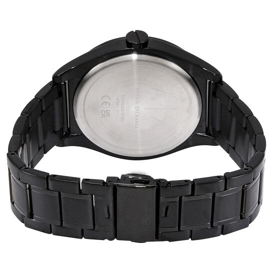 Armani Exchange Nico Analog Black Dial Black Steel Strap Watch For Men - AX7102 Buy Now By Armani Exchange