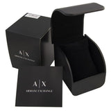 Armani Exchange Outerbanks Chronograph Black Dial Black Silicone Strap Watch For Men - AX1343 Buy Now By Armani Exchange