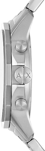 Armani Exchange Banks Chronograph Black Dial Silver Steel Strap Watch For Men - AX1720 Buy Now By Armani Exchange