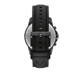 Armani Exchange Banks Chronograph Black Dial Black Leather Strap Watch For Men - AX1724 Buy Now By Armani Exchange