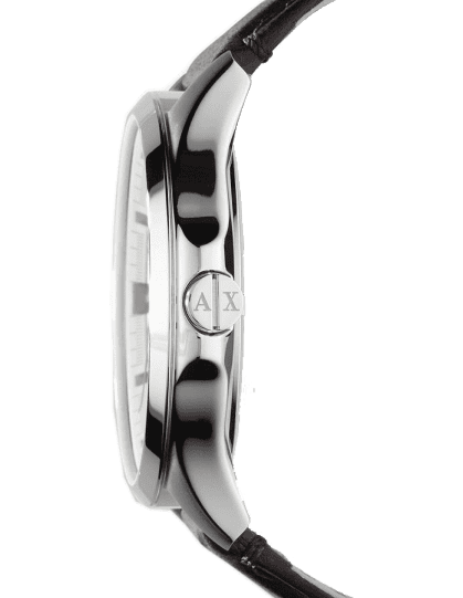 Armani Exchange Whitman Silver Dial Brown Leather Strap Watch For Men - AX2100 Buy Now By Armani Exchange