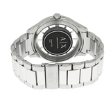 Armani Exchange Hampton Chronograph Black Dial Silver Steel Strap Watch For Men - AX2179 Buy Now By Armani Exchange