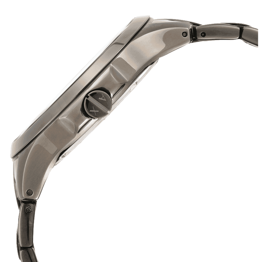 Armani Exchange Hampton Chronograph Grey Dial Grey Steel Strap Watch For Men - AX2194 Buy Now By Armani Exchange