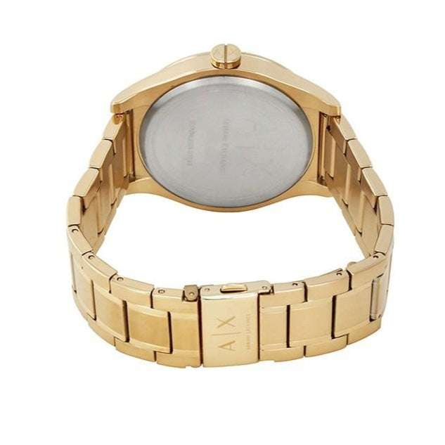 Armani Exchange Nico Analog Black Dial Gold Steel Strap Watch For Men - AX2328 Buy Now By Armani Exchange