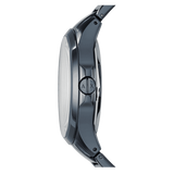 Armani Exchange Hampton Skeleton Grey Dial Blue Steel Strap Watch For Men - AX2401 Buy Now By Armani Exchange