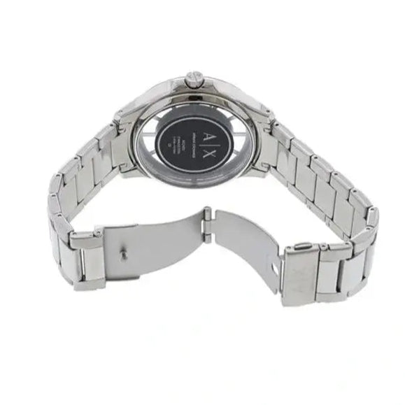 Armani Exchange Hampton Chronograph Grey Dial Silver Steel Strap Watch For Men - AX2405 Buy Now By Armani Exchange