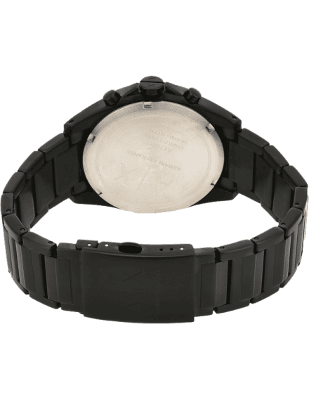 Armani Exchange Drexler Chronograph Black Dial Black Steel Strap Watch For Men - AX2601 Buy Now By Armani Exchange