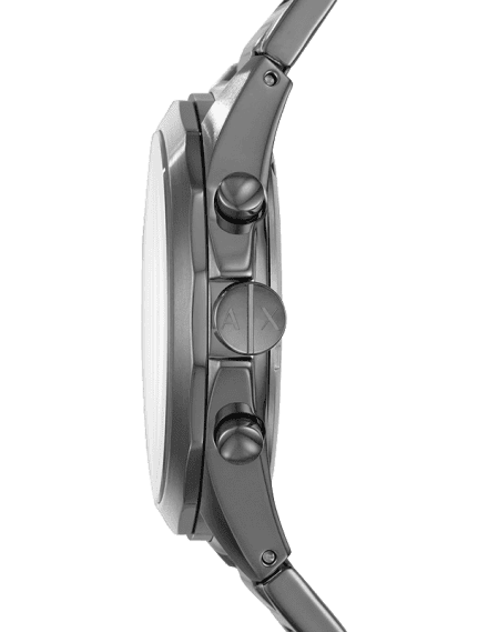 Armani Exchange Drexler Chronograph Grey Dial Grey Steel Strap Watch For Men - AX2603 Buy Now By Armani Exchange