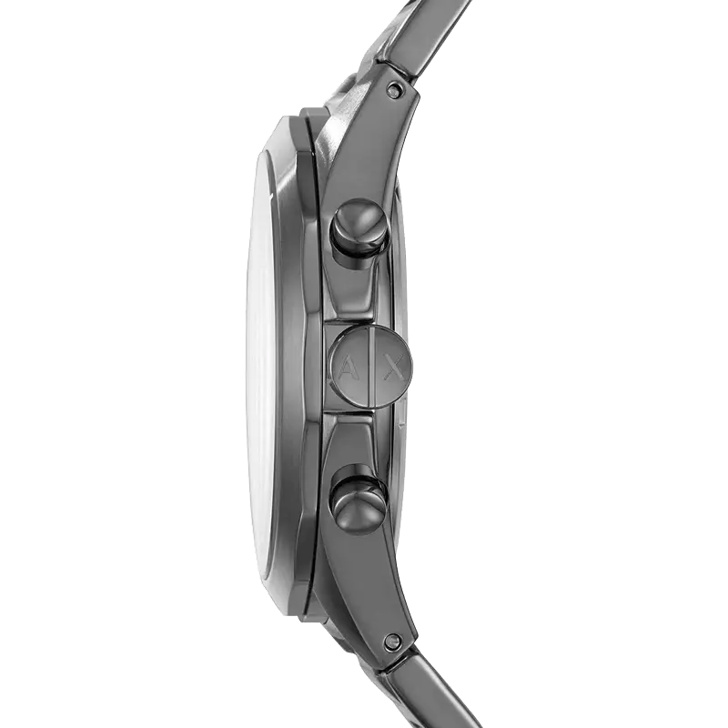Armani Exchange Drexler Chronograph Grey Dial Grey Steel Strap Watch For Men - AX2603 Buy Now By Armani Exchange