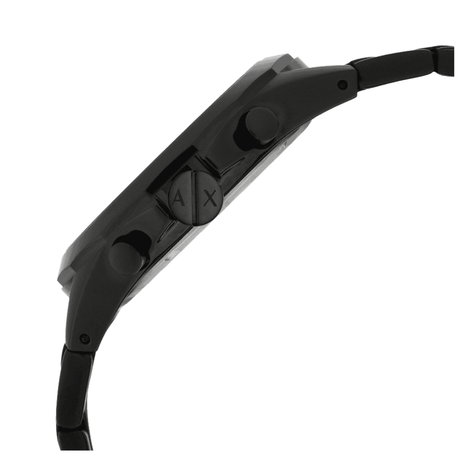 Armani Exchange Drexler Chronograph Black Dial Black Steel Strap Watch For Men - AX2639 Buy Now By Armani Exchange