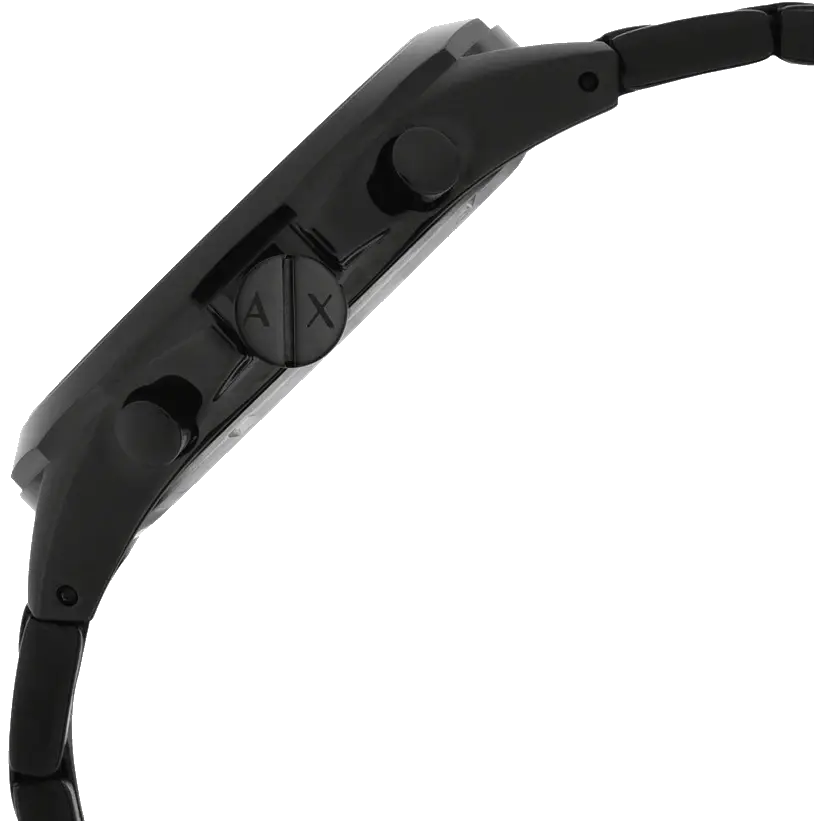 Armani Exchange Drexler Chronograph Black Dial Black Steel Strap Watch For Men - AX2639 Buy Now By Armani Exchange