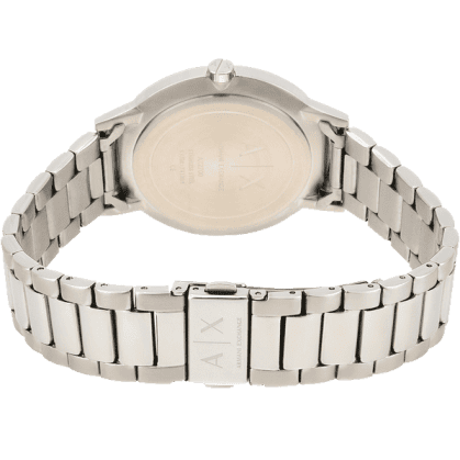 Armani Exchange Cayde Analog Black Dial Silver Steel Strap Watch For Men - AX2700 Buy Now By Armani Exchange