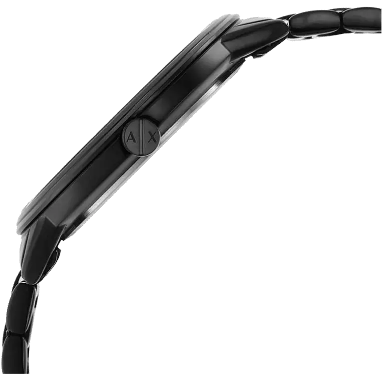 Armani Exchange Cayde Multicolor Dial Black Steel Strap Watch For Men - AX2725 Buy Now By Armani Exchange