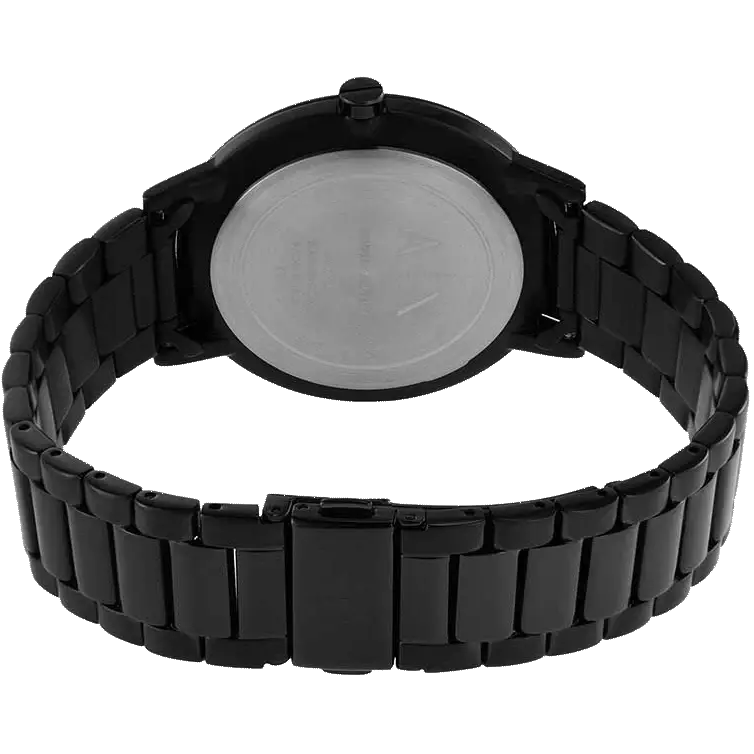 Armani Exchange Cayde Multicolor Dial Black Steel Strap Watch For Men - AX2725 Buy Now By Armani Exchange