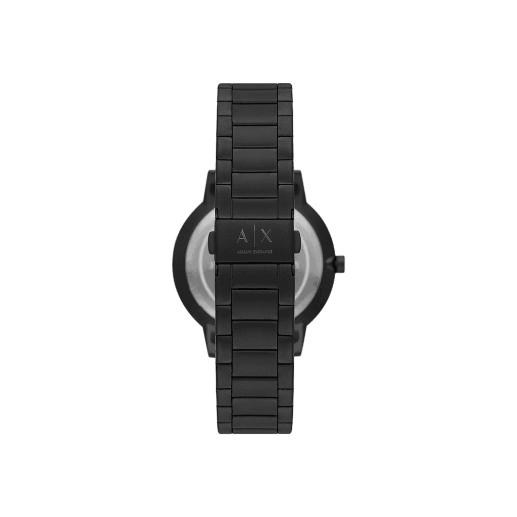 Armani Exchange Cayde Chronograph Black Dial Black Steel Strap Watch for Men - AX2748 Buy Now By Armani Exchange