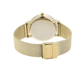 Armani Exchange Lola Analog Gold Dial Gold Mesh Strap Watch For Women - AX5536 Buy Now By Armani Exchange