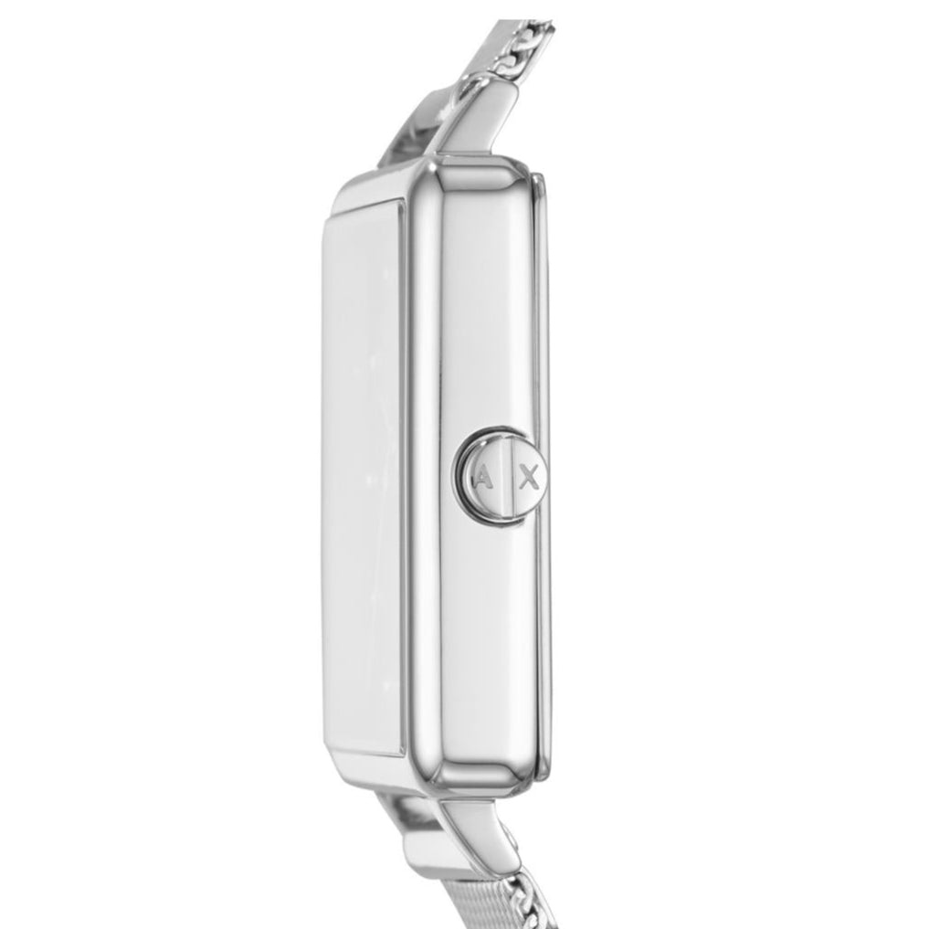 Armani Exchange Lola Quartz Silver Dial Silver Mesh Strap Watch For Women - AX5800 Buy Now By Armani Exchange