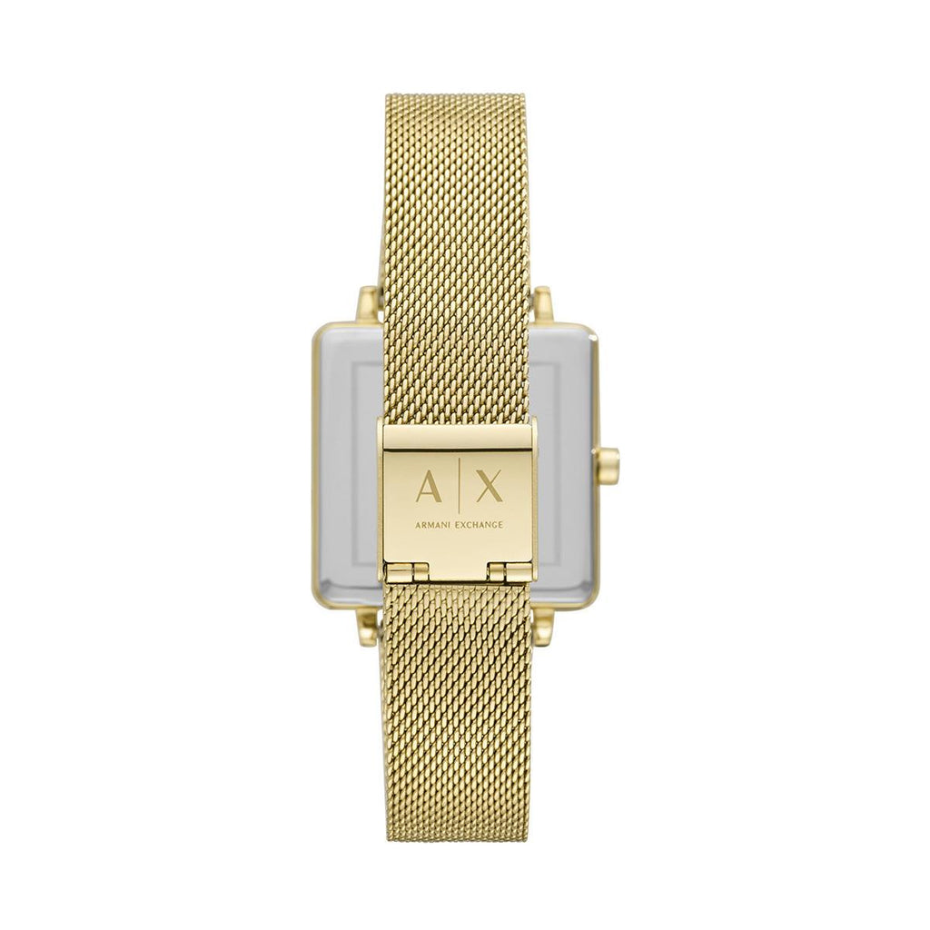 Armani Exchange Lola Quartz Gold Dial Gold Mesh Strap Watch For Women - AX5801 Buy Now By Armani Exchange