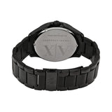 Armani Exchange Hampton Chronograph Black Dial Black Steel Strap Watch For Men - AX2150 Buy Now By Armani Exchange