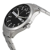 Armani Exchange Hampton Chronograph Black Dial Silver Steel Strap Watch For Men - AX2103 Buy Now By Armani Exchange