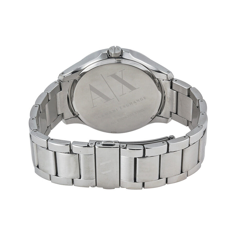 Armani Exchange Hampton Chronograph Blue Dial Silver Steel Strap Watch For Men - AX2132 Buy Now By Armani Exchange