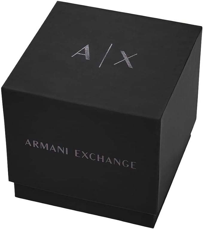 Armani Exchange Hampton Black Dial Black Steel Strap Watch For Men - AX2407 Buy Now By Armani Exchange