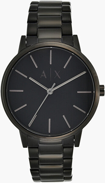 Armani Exchange Cayde Analog Black Dial Black Steel Strap Watch For Men - AX2701 Buy Now By Armani Exchange