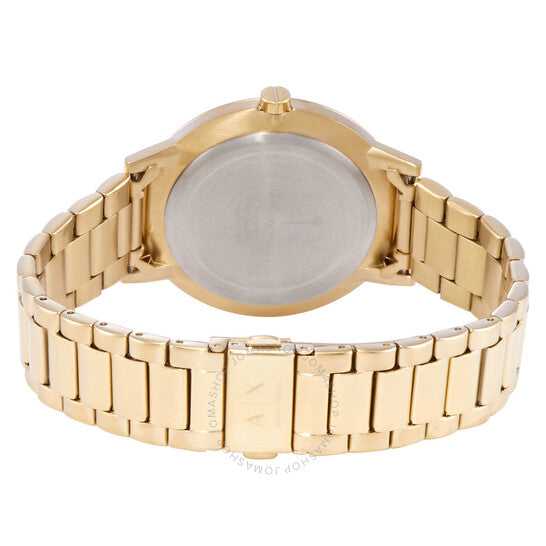 Armani Exchange Cayde Analog Gold Dial Gold Steel Strap Watch For Men - AX2707 Buy Now By Armani Exchange