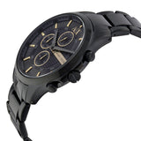 Armani Exchange Hampton Chronograph Black Dial Black Steel Strap Watch For Men - AX2164 Buy Now By Armani Exchange