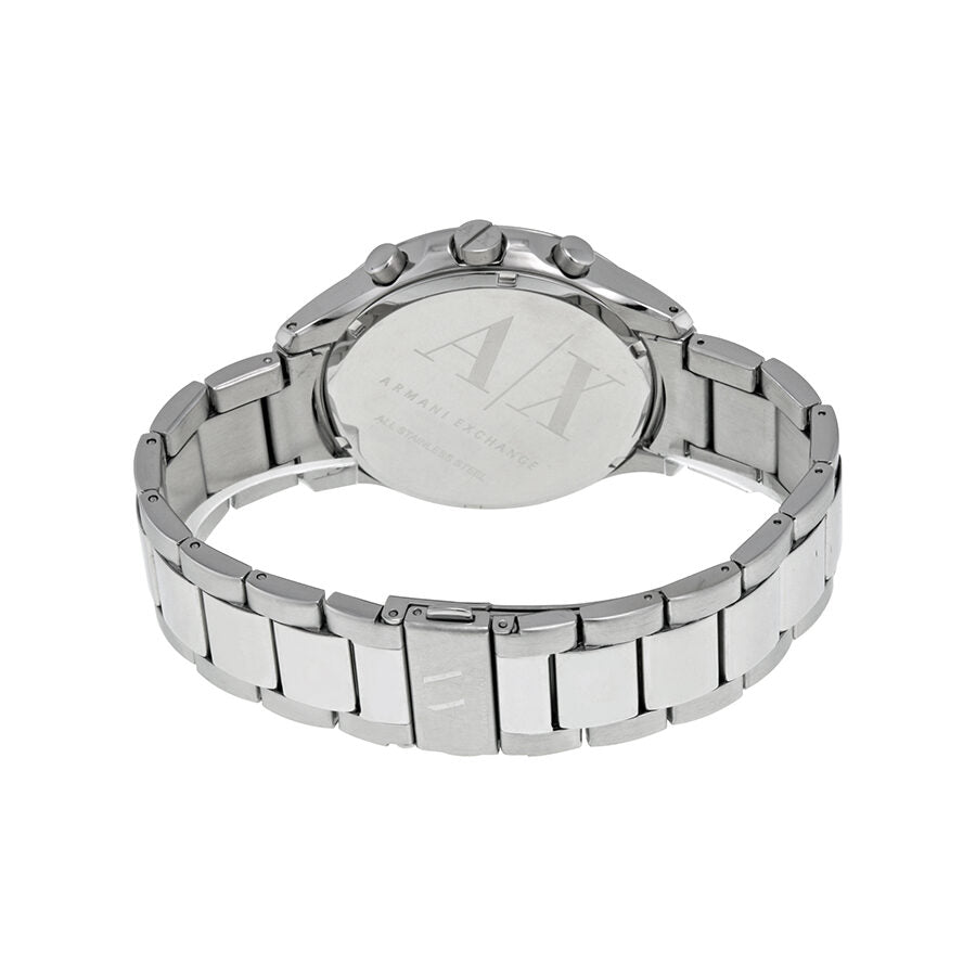 Armani Exchange Hampton Chronograph Blue Dial Silver Steel Strap Watch For Men - AX2155 Buy Now By Armani Exchange