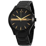 Armani Exchange Hampton Chronograph Black Dial Black Steel Strap Watch For Men - AX2413 Buy Now By Armani Exchange