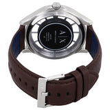 Armani Exchange Hampton Chronograph White Dial Brown Leather Strap Watch For Men - AX2187 Buy Now By Armani Exchange