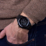 Armani Exchange Drexler Chronograph Black Dial Black Steel Strap Watch For Men - AX2601 Buy Now By Armani Exchange