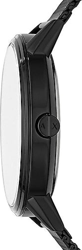 Armani Exchange Cayde Chronograph Black Dial Black Mesh Strap Watch For Men - AX2716 Buy Now By Armani Exchange