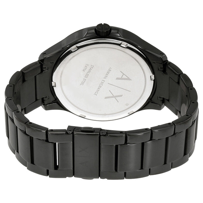 Armani Exchange Hampton Black Dial Black Steel Strap Watch For Men - AX7101 Buy Now By Armani Exchange