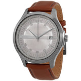 Armani Exchange Hampton Chronograph Grey Dial Brown Leather Strap Watch For Men - AX2414 Buy Now By Armani Exchange