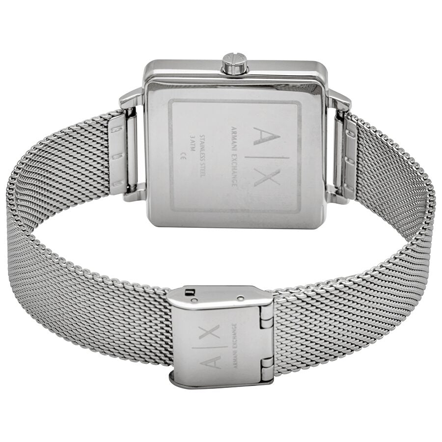 Armani Exchange Lola Quartz Silver Dial Silver Mesh Strap Watch For Women - AX5800 Buy Now By Armani Exchange