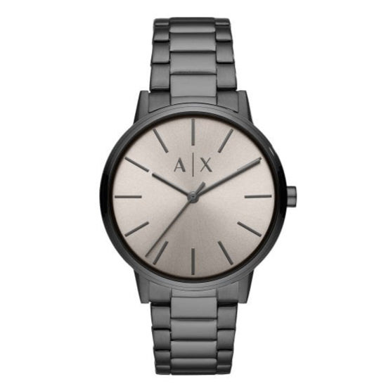 Armani Exchange Cayde Analog Grey Dial Grey Steel Strap Watch For Men - AX2722 Buy Now By Armani Exchange